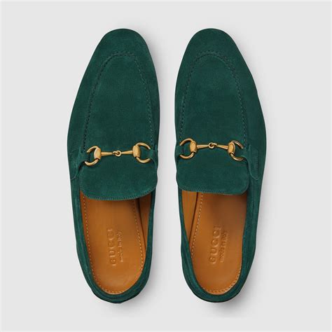 ciabatte gucci rosso verde uomo|Mocassino Gucci Jordaan uomo in camoscio verde oliva.